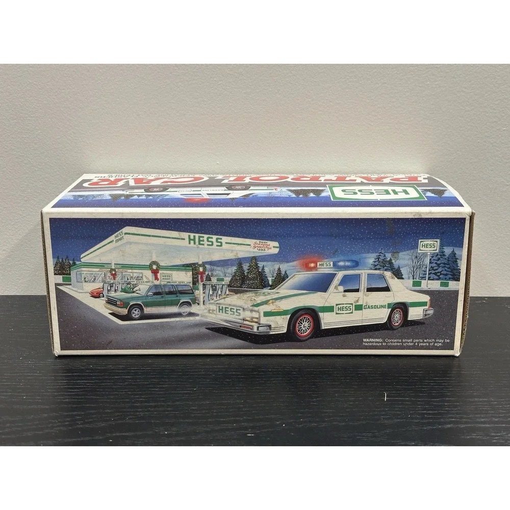 1993 Hess Truck Patrol Car New in Original Box (Marks On Box)